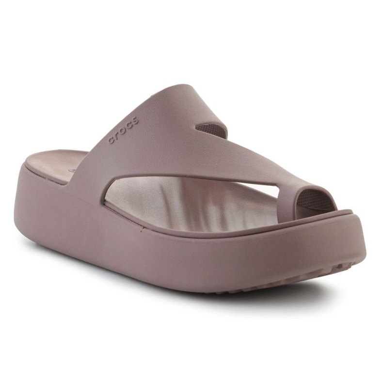Flip-flops Crocs Getaway Platform Toe Loop 210834-0LF brown 1