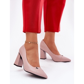Pumps on the post elegant Vinceza 62224 pink 2 Pumps on the post elegant Vinceza 62224 pink 2