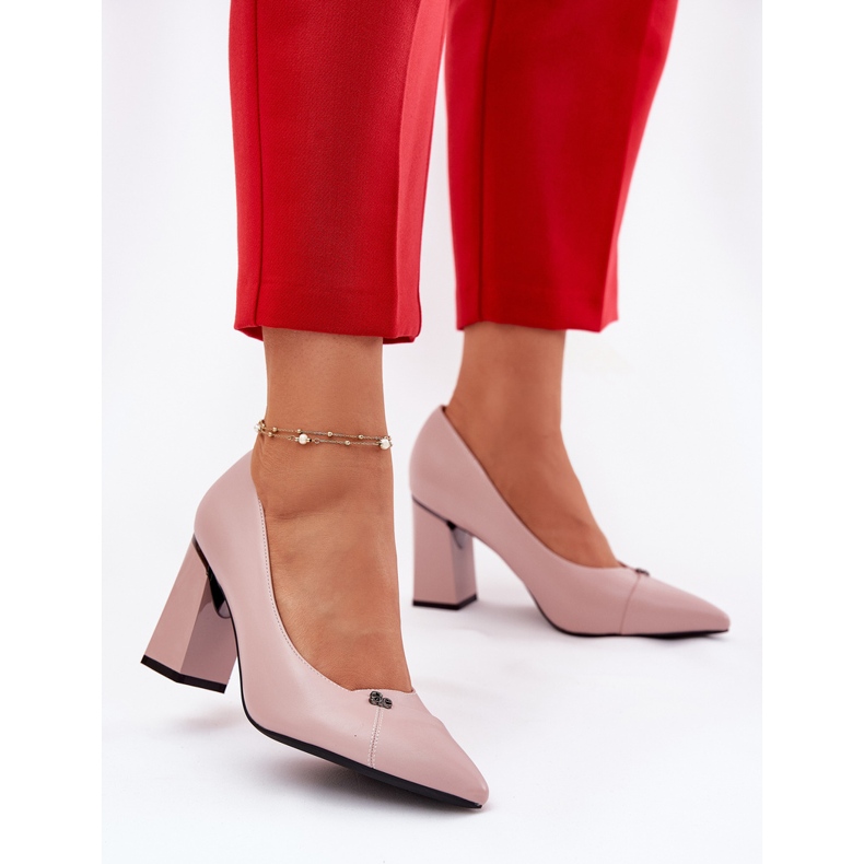 Pumps on the post elegant Vinceza 62224 pink 2 Pumps on the post elegant Vinceza 62224 pink 2