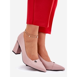 Pumps on the post elegant Vinceza 62224 pink 1 Pumps on the post elegant Vinceza 62224 pink 1