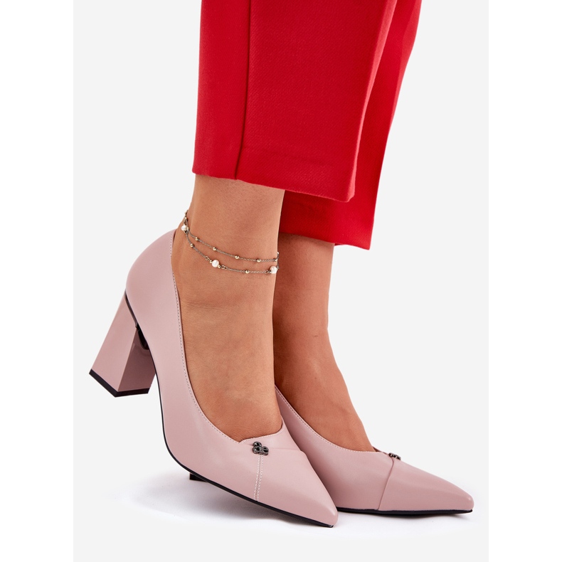 Pumps on the post elegant Vinceza 62224 pink 1 Pumps on the post elegant Vinceza 62224 pink 1