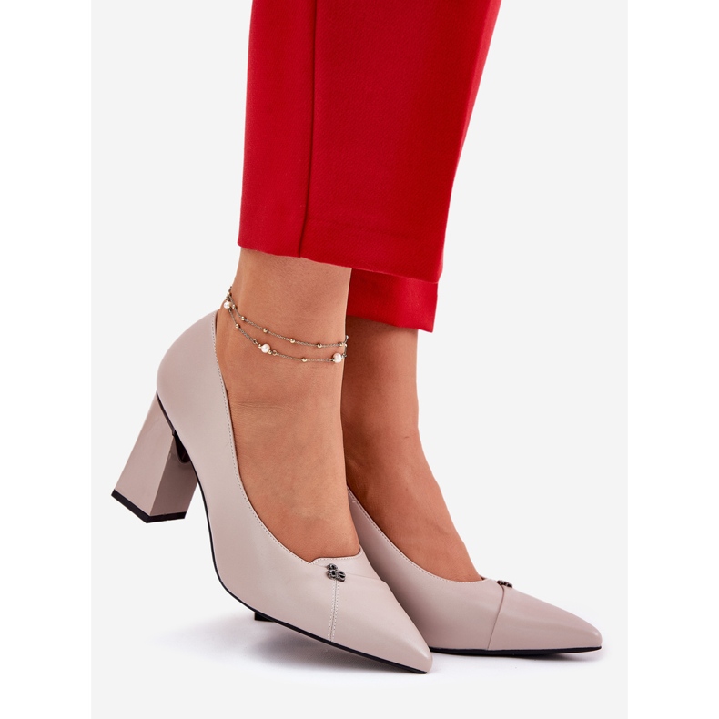 Pumps on the post elegant Vinceza 62224 gray grey 1 Pumps on the post elegant Vinceza 62224 gray grey 1