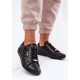 Women's sneakers with eco leather big star rr274323 black 2 Women's sneakers with eco leather big star rr274323 black 2