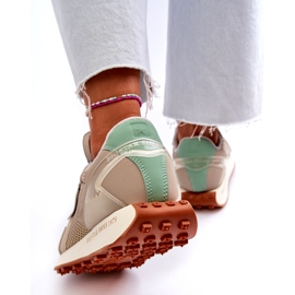 Women's Sneakers on the Memory Foam System Big Star Platform NN274681 Beige 4