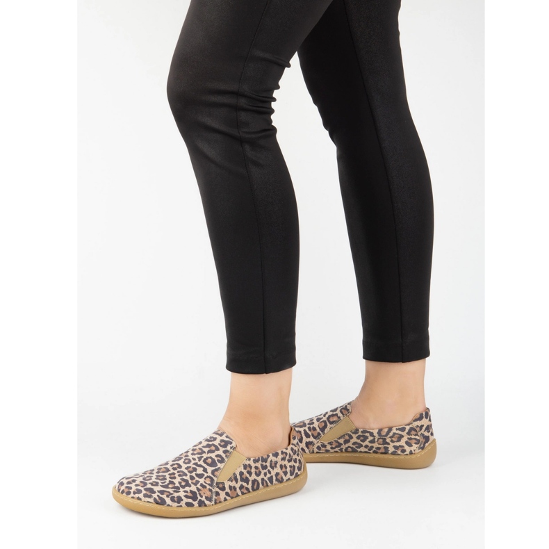 Olivier Women's barefoot minimalist slid 1308pol leopard brown 1 Olivier Women's barefoot minimalist slid 1308pol leopard brown 1