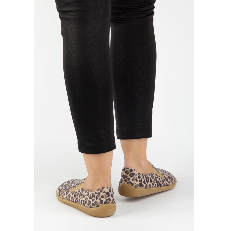 Olivier Women's barefoot minimalist slid 1308pol leopard brown 2 Olivier Women's barefoot minimalist slid 1308pol leopard brown 2