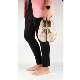 Olivier Women's barefoot minimalist sneakers 1288pol beige 2