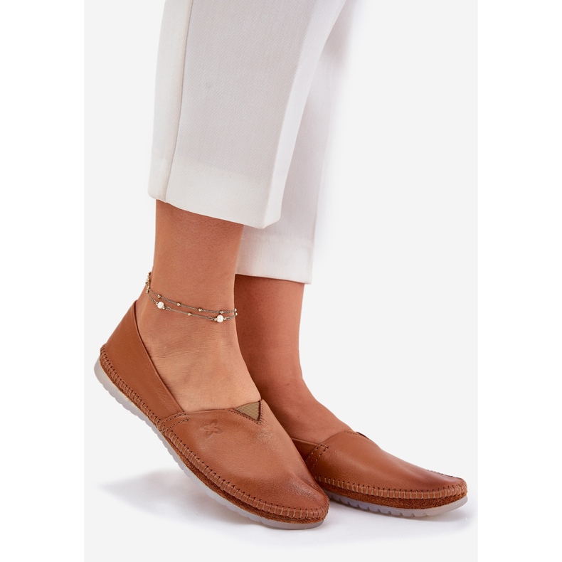 Leather ballerinas smooth Maciejka T1930-29 brown 1 Leather ballerinas smooth Maciejka T1930-29 brown 1