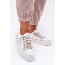 Women's sneakers on the Lee Cooper LCW-25-31-3479L Platform white 2