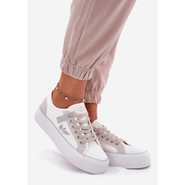 Women's sneakers on the Lee Cooper LCW-25-31-3479L Platform white 1