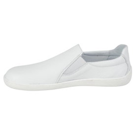 Olivier Women's minimalist barefoot sliding 1308pol white 1
