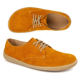 Olivier Women's barefoot minimalist sneakers 1288pol yellow 1