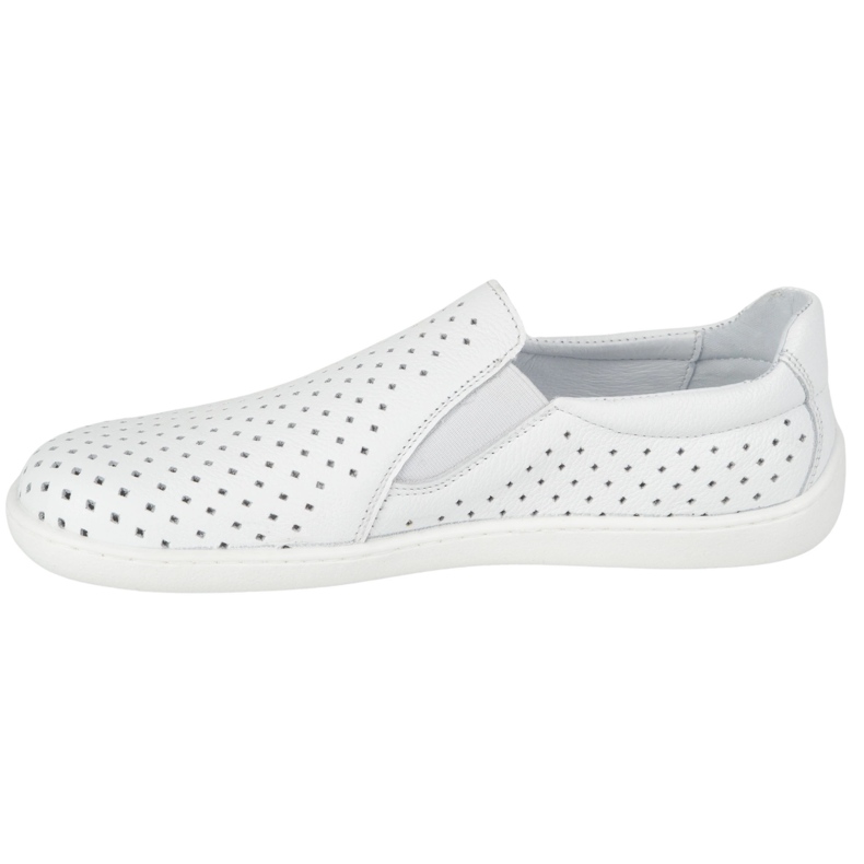 Olivier Women's barefoot minimalist openwork sliding 1308pol white 1