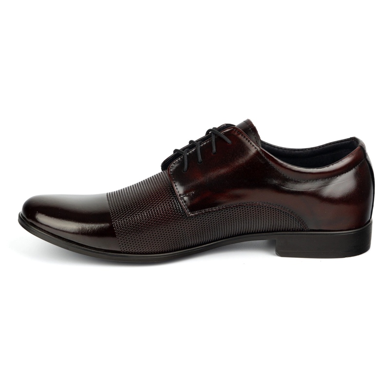 Olivier Elegant leather shoes 271T2 cherry red 1
