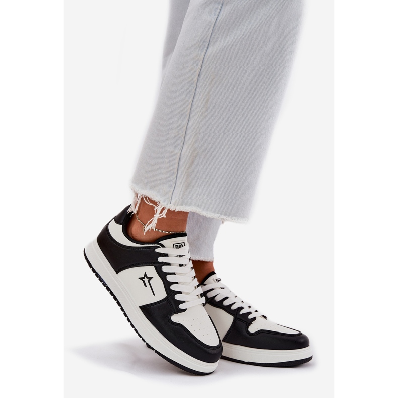 Women's Sneakers Big Star RR274A240 Hi-Polish White and Black System 1 Women's Sneakers Big Star RR274A240 Hi-Polish White and Black System 1