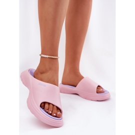 Big Star RR274A587 Women's Foam Summer Slippers pink 2 Big Star RR274A587 Women's Foam Summer Slippers pink 2