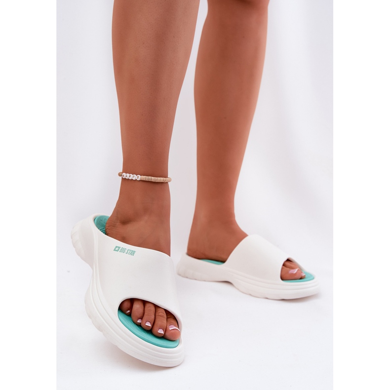 Big Star RR274A586 Women's Foam Sweats white 2