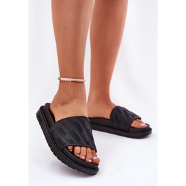 Women's flip flops on the platform Big Star RR274A540 black 2