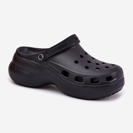Women's foam flip flops on the massive sole Big Star RR274A118 black 4