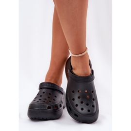 Women's foam flip flops on the massive sole Big Star RR274A118 black 3