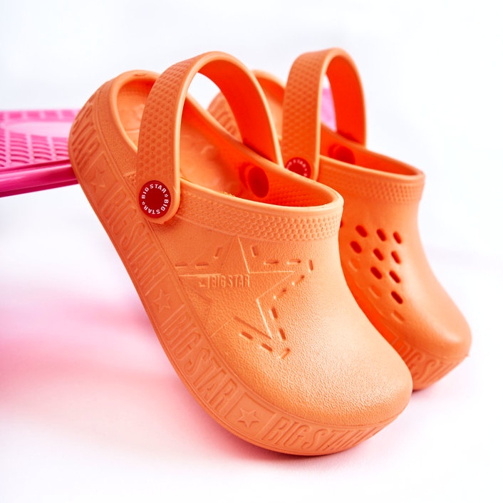 Children's light flip flops Big Star II375008 Orange 3 Children's light flip flops Big Star II375008 Orange 3