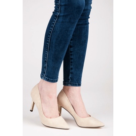 Suede heels vices brown 2