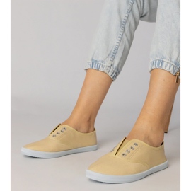 Gray fabric slip-on sneakers grey 1
