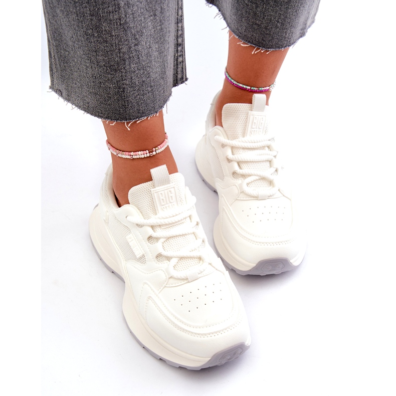 HI-POLY System Big Star Women's Sneakers NN274A107 White 2 HI-POLY System Big Star Women's Sneakers NN274A107 White 2