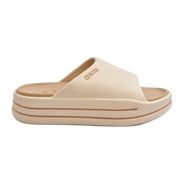 Women's Flip-flops on the Big Star Platform NN274A034 Beige 3 Women's Flip-flops on the Big Star Platform NN274A034 Beige 3