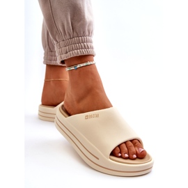 Women's Flip-flops on the Big Star Platform NN274A034 Beige 2 Women's Flip-flops on the Big Star Platform NN274A034 Beige 2