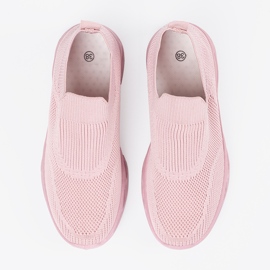Pink socks sports shoes 3