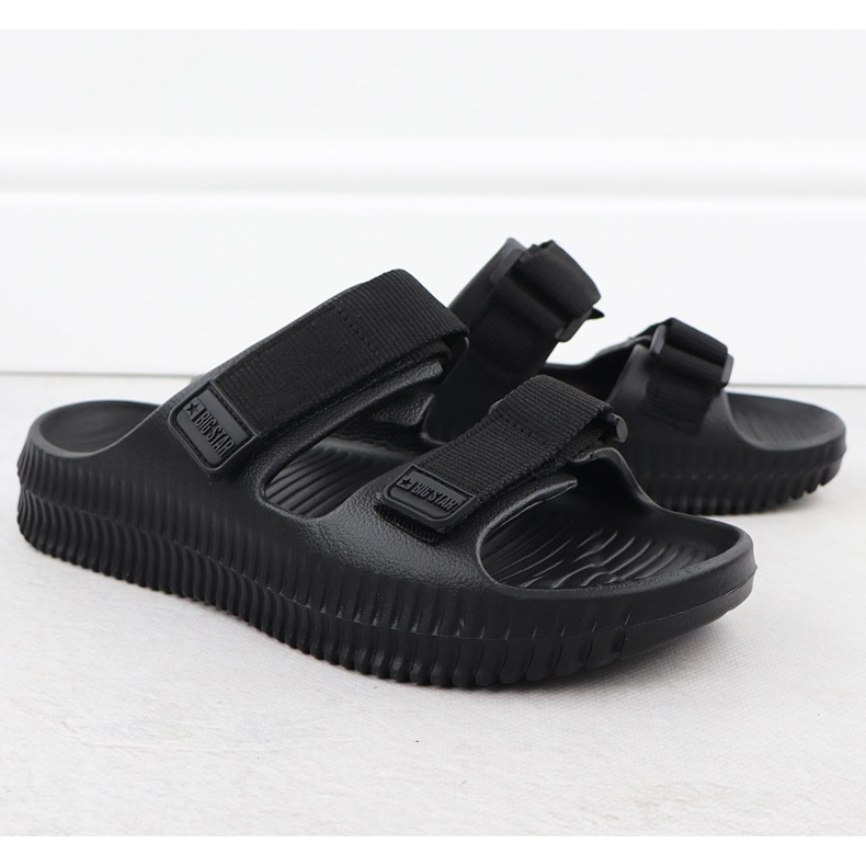 Black foam flip flops Big Star RR174A026 1
