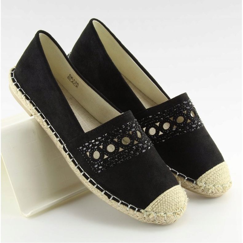 Black women's espadrilles SK135 Black 1 Black women's espadrilles SK135 Black 1