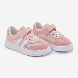 Children's sneakers pink Velcro 1