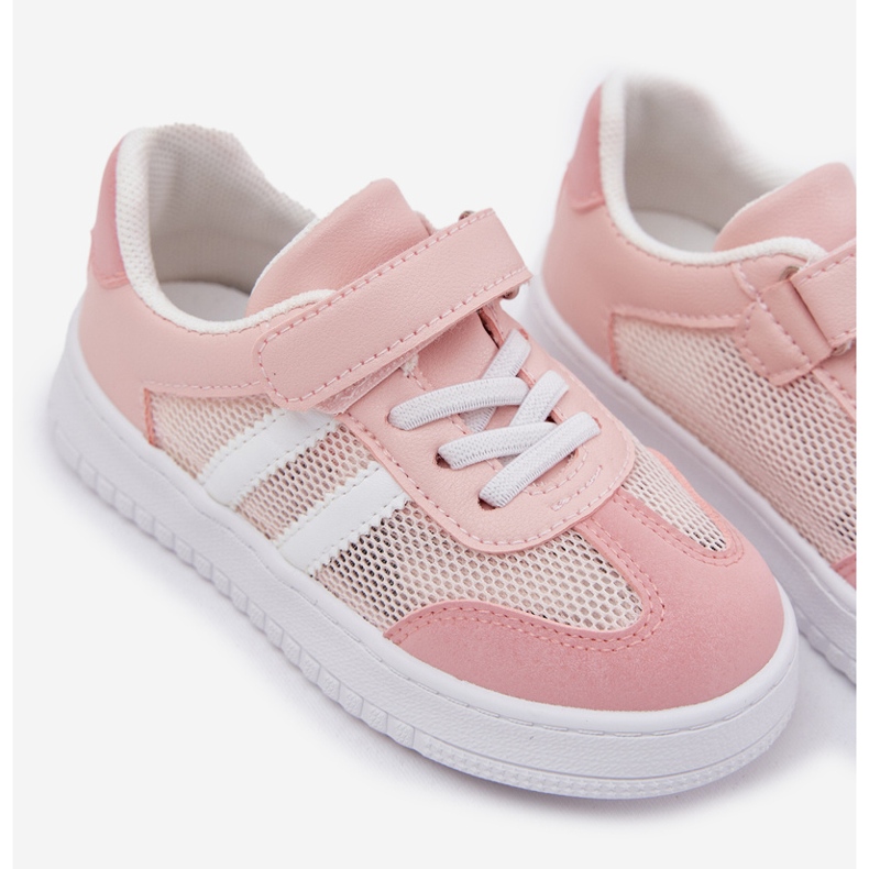 Children's sneakers pink Velcro 2
