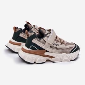 Sneakers Sports Sports shoes for beige Velcro 2