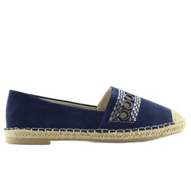 Navy blue espadrilles SK135 DK.BLUE 1 Navy blue espadrilles SK135 DK.BLUE 1