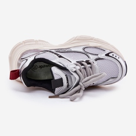 Children's sneakers on a thick sole silver xairana 2 Children's sneakers on a thick sole silver xairana 2