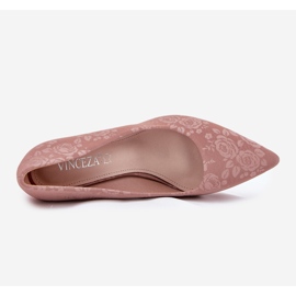 Vinceza Elegant pumps on the Vincez 62223 pink post 2