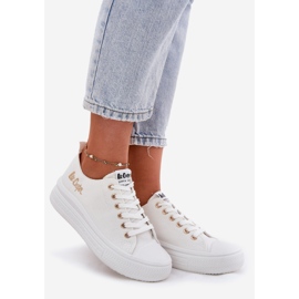 Women's sneakers on the Lee Cooper LCW-24-44-2462L white platform 1 Women's sneakers on the Lee Cooper LCW-24-44-2462L white platform 1