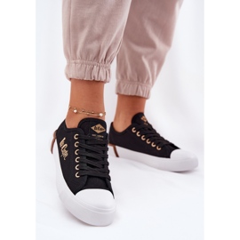 Women's material sneakers Lee Cooper LCW-25-31-3427L black 2