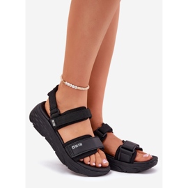 Women's sports sandals on the Big Star RR274A077 black platform 1 Women's sports sandals on the Big Star RR274A077 black platform 1