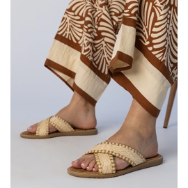 Beige Women's Women's Slippers 1