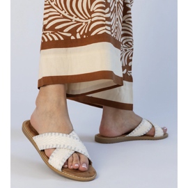 White Women's Women's Slippers 1