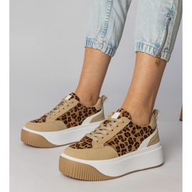 Women's leopard sneakers from ekozamszu brown 1 Women's leopard sneakers from ekozamszu brown 1