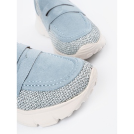 Seastar Blue shoes on a thick sole 2