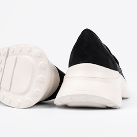 Seastar Black shoes on a thick sole 1