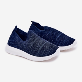 Children's inserted navy blue sports shoes 1 Children's inserted navy blue sports shoes 1