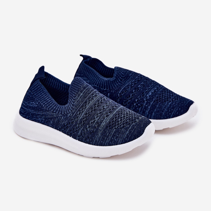 Children's inserted navy blue sports shoes 1 Children's inserted navy blue sports shoes 1