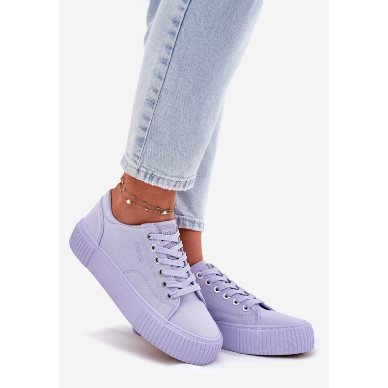 Big star rr274406 women's material sneakers purple violet 1 Big star rr274406 women's material sneakers purple violet 1